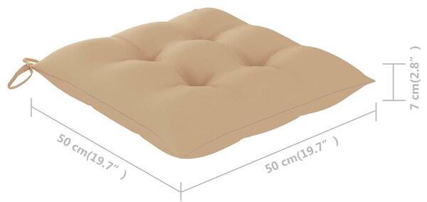 Zahradní jídelní židle 6 ks s poduškami masivní akáciové dřevo 3078365