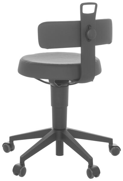 KANCELÁŘSKÁ STOLIČKA černá MID.YOU - Otočné stoličky, Online Only