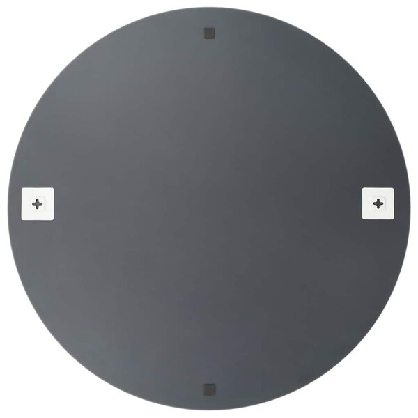 Nástěnné zrcadlo s LED osvětlením kulaté sklo 3078640