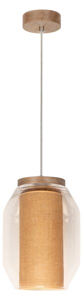 BRITOP Závěsné svítidlo VASO JUTE, Ø 19 cm, 1xE27