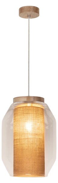 BRITOP Závěsné svítidlo VASO JUTE, Ø 25 cm, 1xE27