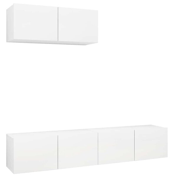TV skříňky 3 ks bílé kompozitní dřevo 3078701