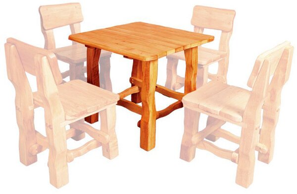 Zahradní stůl MO213 (Barva dřeva: Bezbarvý lak)