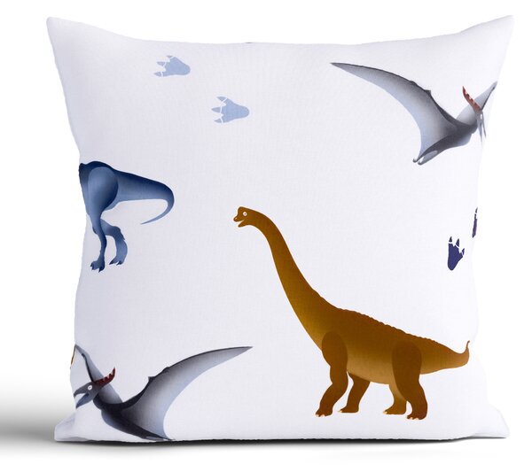 MK Lůžkoviny Bavlněný povlak na polštář Renforcé 40 x 40 cm - Dinosauři