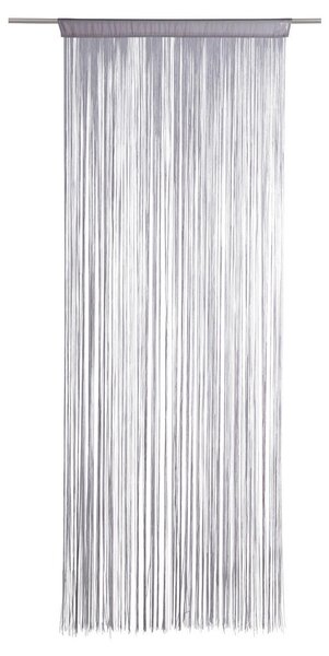 PROVÁZKOVÝ ZÁVĚS, barvy stříbra, 90/245 cm Boxxx - Závěsy