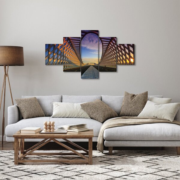 Obraz moderní architektury mostu (125x70 cm)