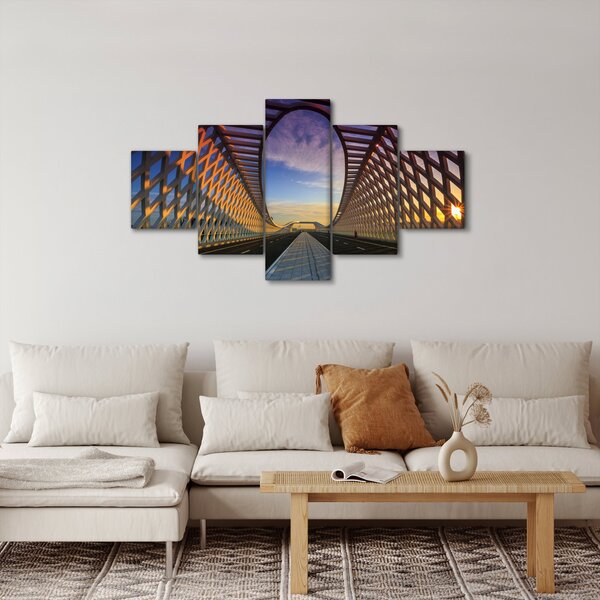 Obraz moderní architektury mostu (125x70 cm)
