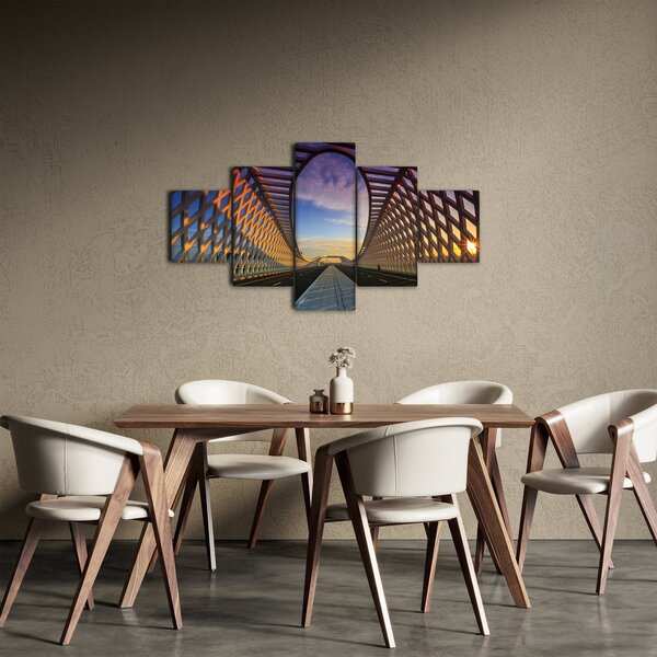 Obraz moderní architektury mostu (125x70 cm)