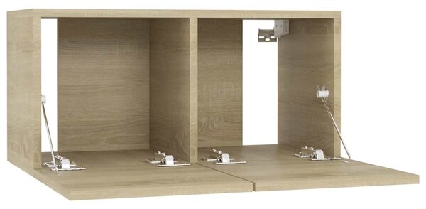 TV skříňky 4 ks dub sonoma 60 x 30 x 30 cm kompozitní dřevo 3078954