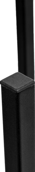 Loftový stojan na květiny TORRE 60 cm – černý