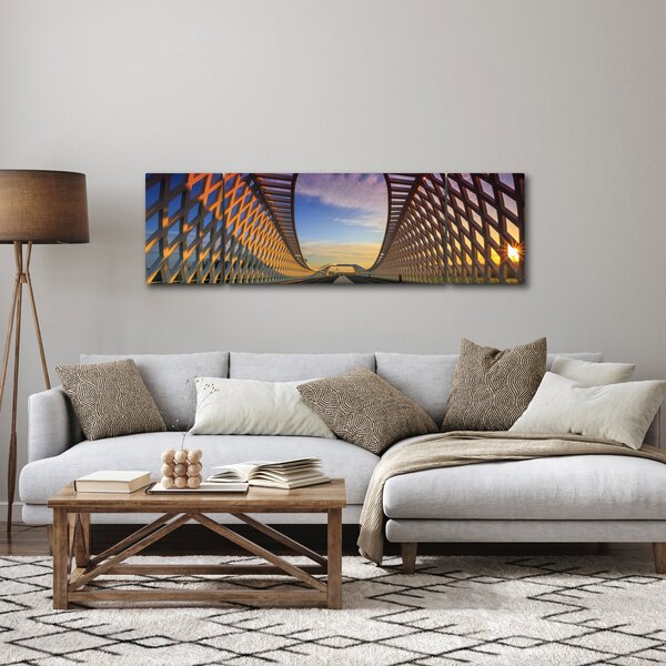 Obraz moderní architektury mostu (170x50 cm)
