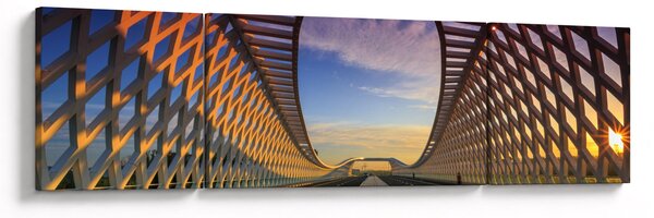 Obraz moderní architektury mostu (170x50 cm)