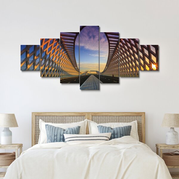 Obraz moderní architektury mostu (210x100 cm)