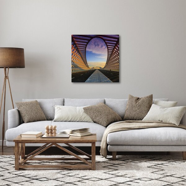 Obraz moderní architektury mostu (30x30 cm)