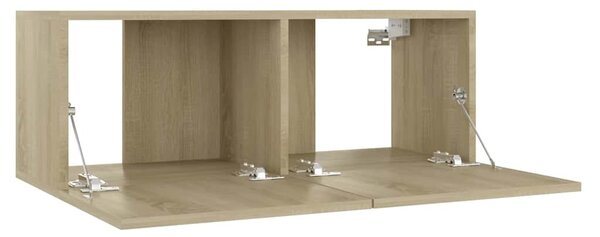 3dílný set TV skříněk dub sonoma kompozitní dřevo 3078973