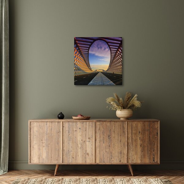 Obraz moderní architektury mostu (30x30 cm)