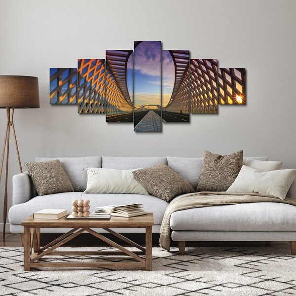 Obraz moderní architektury mostu (210x100 cm)