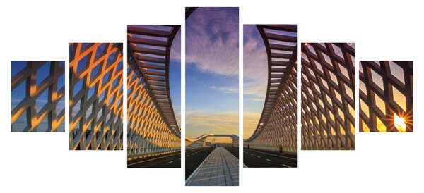 Obraz moderní architektury mostu (210x100 cm)