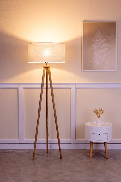 BRITOP Stojací lampa BOHO ENNIE, 1xE27, v. 154 cm