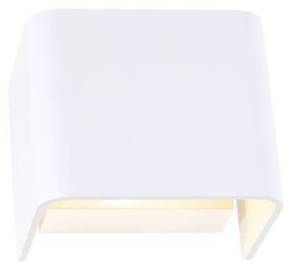 BIG WHITE SLV MANA, nástěnné světlo, LED, 2000K-3000K Dim to Warm, bílé, š/v/h 9,6/8,5/8,8 cm 1000613 VÝPRODEJ VZORKU