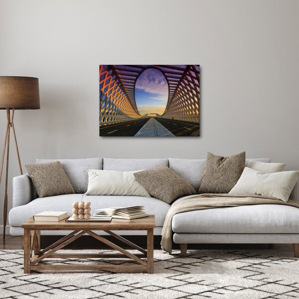 Obraz moderní architektury mostu (70x50 cm)