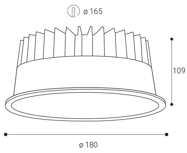 LED2 2096331 LED2 Zápustné svítidlo VIGO XL, W 38-48W 3000K bílá - LED2 Lighting