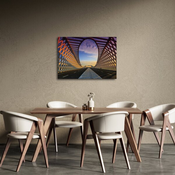 Obraz moderní architektury mostu (70x50 cm)
