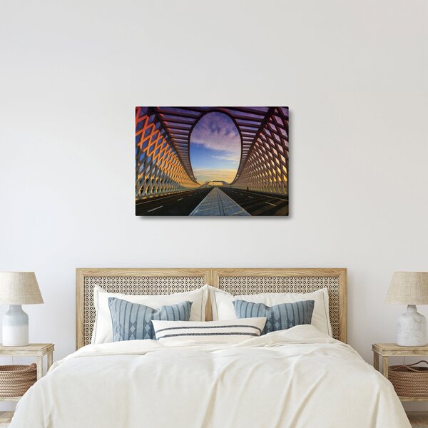 Obraz moderní architektury mostu (70x50 cm)