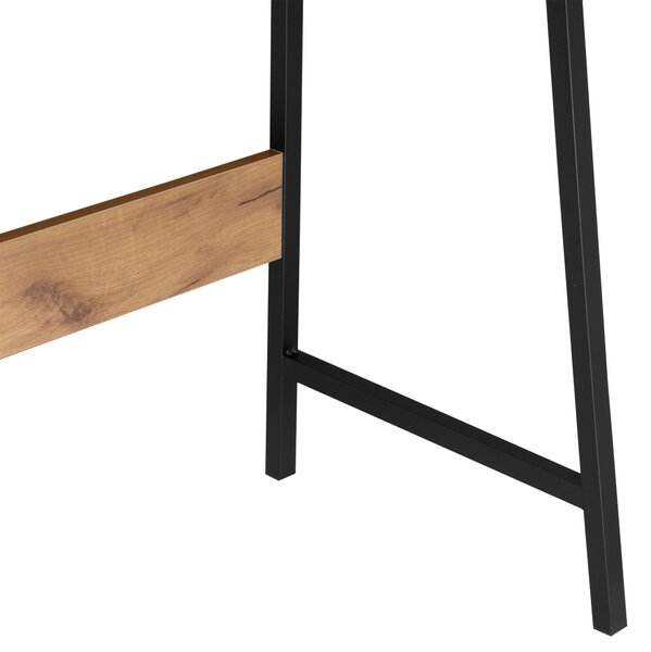 Malý loftový psací stůl SKAGEN – dub Craft