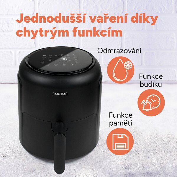 Noaton A20 Essential, horkovzdušná fritéza (Použitý, Záruka 21 měsíců)