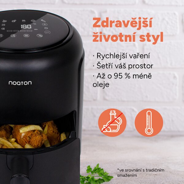 Noaton A20 Essential, horkovzdušná fritéza (Použitý, Záruka 21 měsíců)