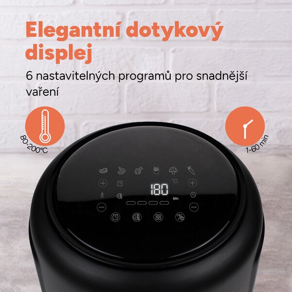 Noaton A20 Essential, horkovzdušná fritéza (Použitý, Záruka 21 měsíců)