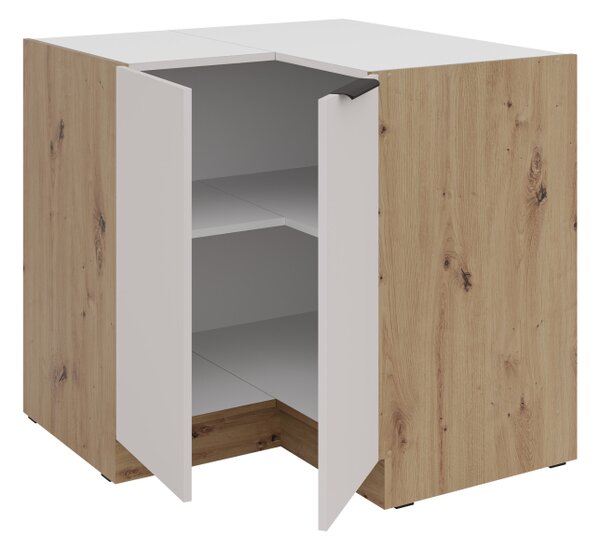 Dolní kuchyňská skříňka Solea 90x90 DN 2F BB, Barva: dub artisan / kašmír 5903211473425