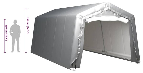 Úložný stan 300 x 600 cm ocelově šedý 3079588