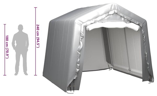 Úložný stan 300 x 300 cm ocel šedý 3079587