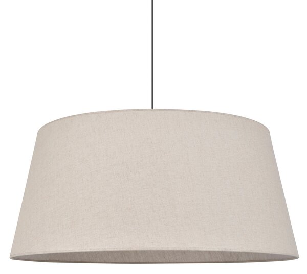 Závěsná svítidlo COREP, Tambour, stmívatelné, Béžová, Obývací pokoj, Tkanina / Textil