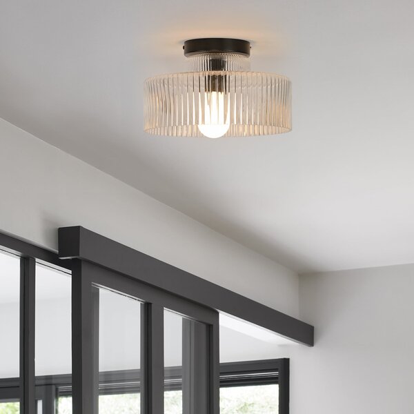 Stropní Lampa COREP, Lorenzo, stmívatelné, Transparentní, Obývací pokoj, Sklo, Moderní
