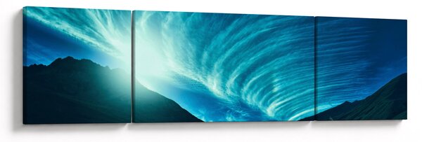 Obraz - Vlna z mraků (170x50 cm)