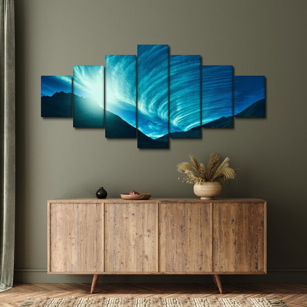 Obraz - Vlna z mraků (210x100 cm)