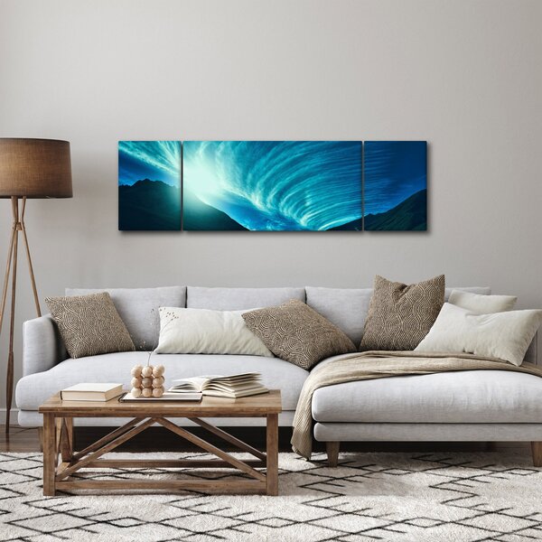 Obraz - Vlna z mraků (170x50 cm)