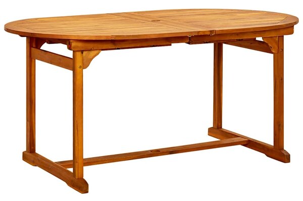 9dílný zahradní jídelní set masivní akáciové dřevo 160-240 cm 3079640
