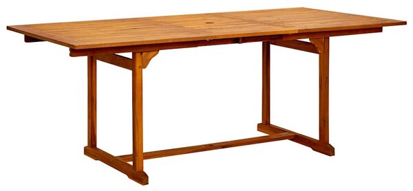 7dílný zahradní jídelní set masivní akáciové dřevo 150-200 cm 3079638