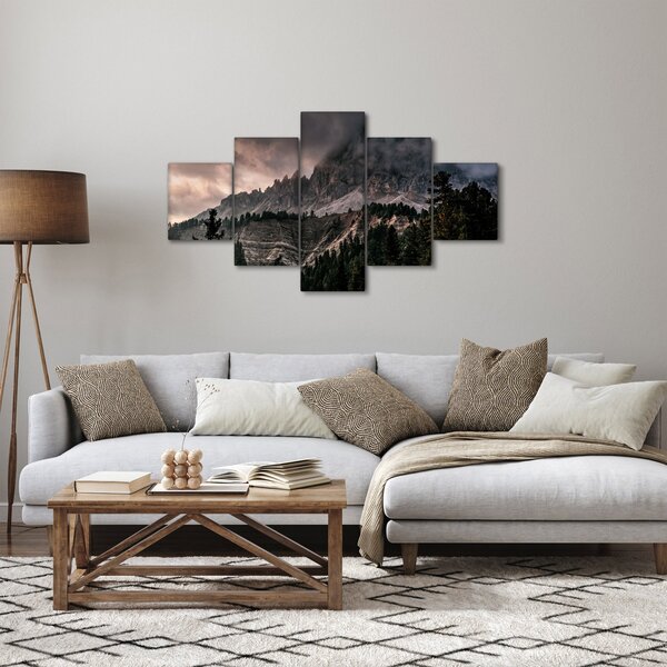 Obraz skalnatých hor (125x70 cm)