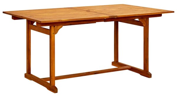9dílný zahradní jídelní set masivní akáciové dřevo 160-240 cm 3079642