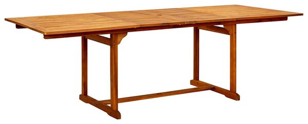 9dílný zahradní jídelní set masivní akáciové dřevo 160-240 cm 3079642
