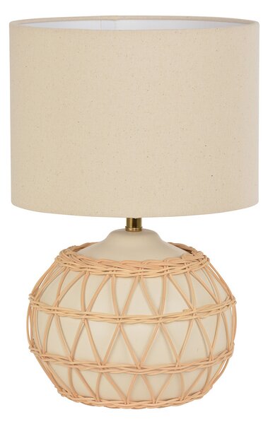 Stolní lampa COREP, Cyclades, Béžová, Obývací pokoj, Keramika