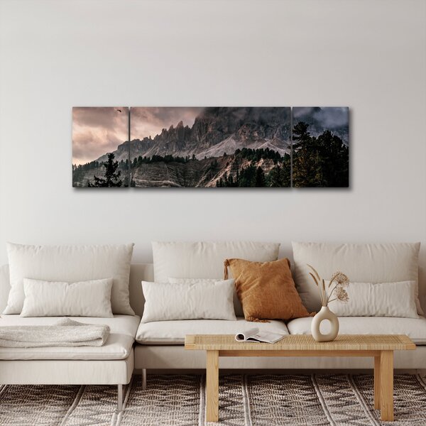Obraz skalnatých hor (170x50 cm)