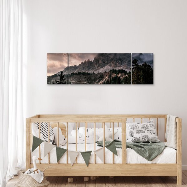 Obraz skalnatých hor (170x50 cm)