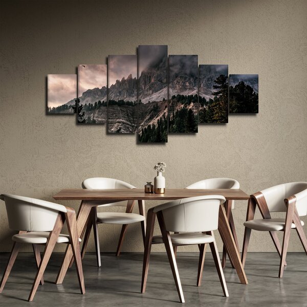 Obraz skalnatých hor (210x100 cm)