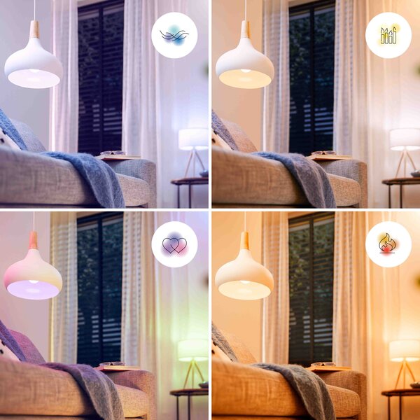 WiZ Smart LED Kulová žárovka 11 W (ekv. 75 W) 1055lm 2200-6500K G95 E27